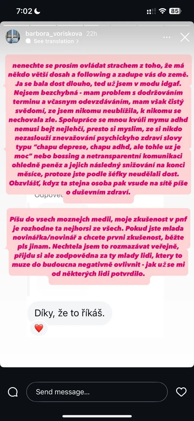 Svědectví Voříškové 3